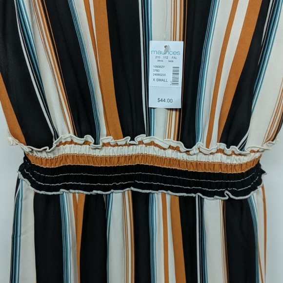 Maurice's Strappy Neck Stripe Maxi Dress S… - Picture 3 of 3